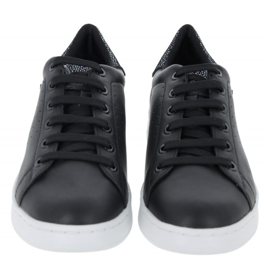 Women'S Geox | Jaysen D621Ba Trainers - Black Leather