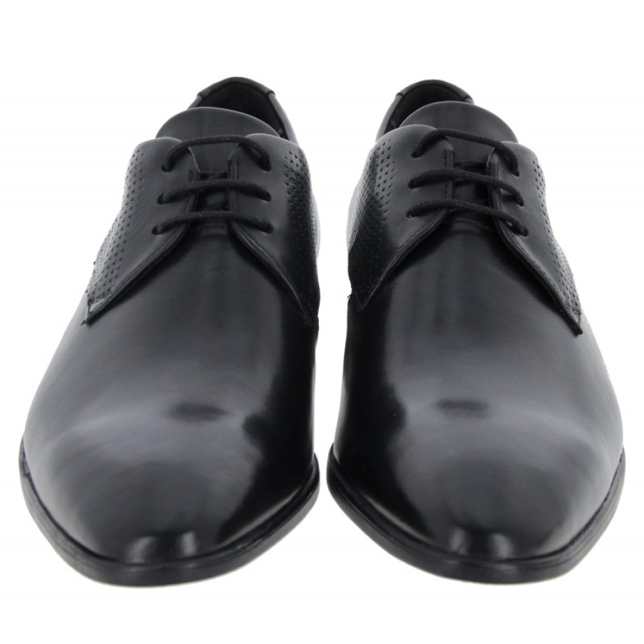 Children'S Clarks Teen Boys School Shoes | Boswyn Lace Shoes - Black Leather