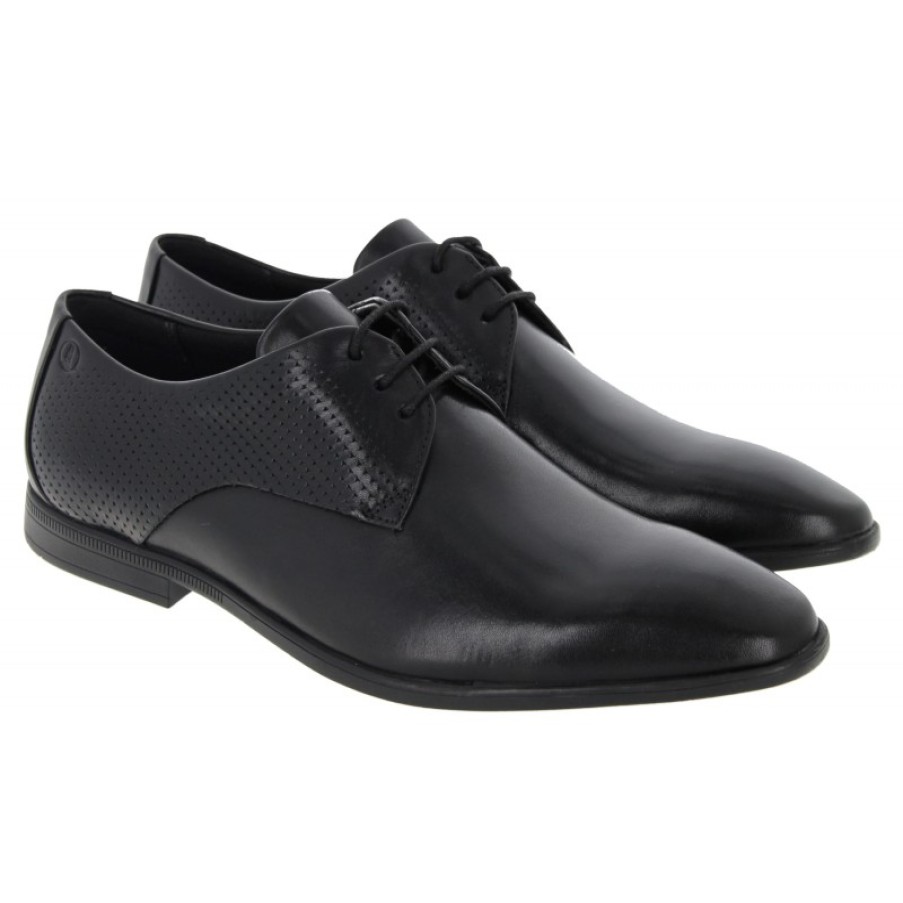 Children'S Clarks Teen Boys School Shoes | Boswyn Lace Shoes - Black Leather