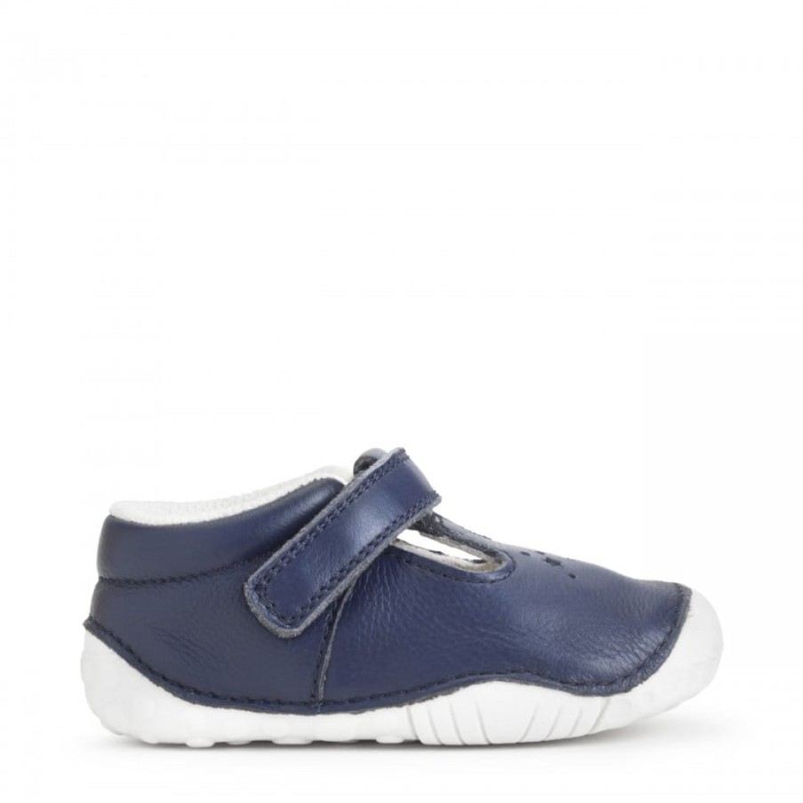 Children'S Start-Rite Girls First Shoes | Tumble Shoes - French Navy Leather