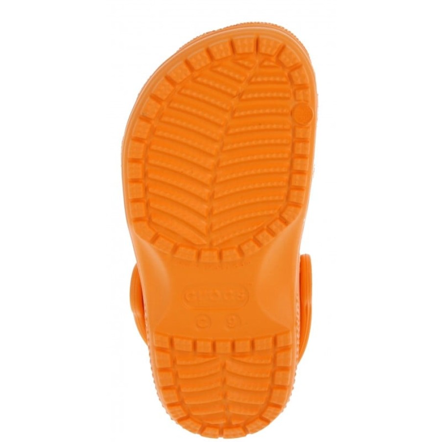 Children'S Crocs Boys Sandals | Classic Clog Kids 206991 - Orange