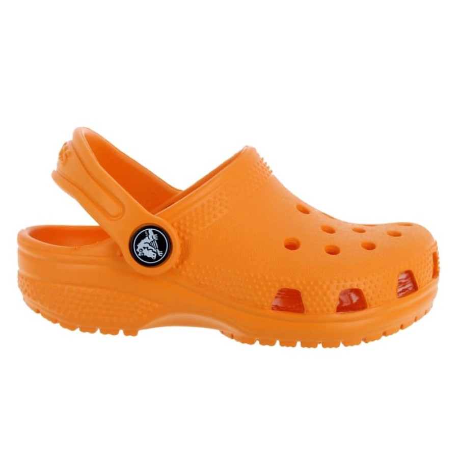 Children'S Crocs Boys Sandals | Classic Clog Kids 206991 - Orange