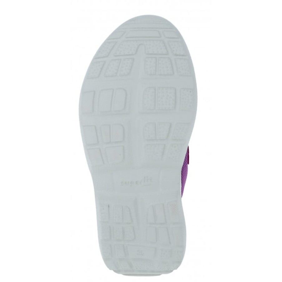 Children'S Superfit Girls Trainers | Rush Trainers - Purple/Yellow