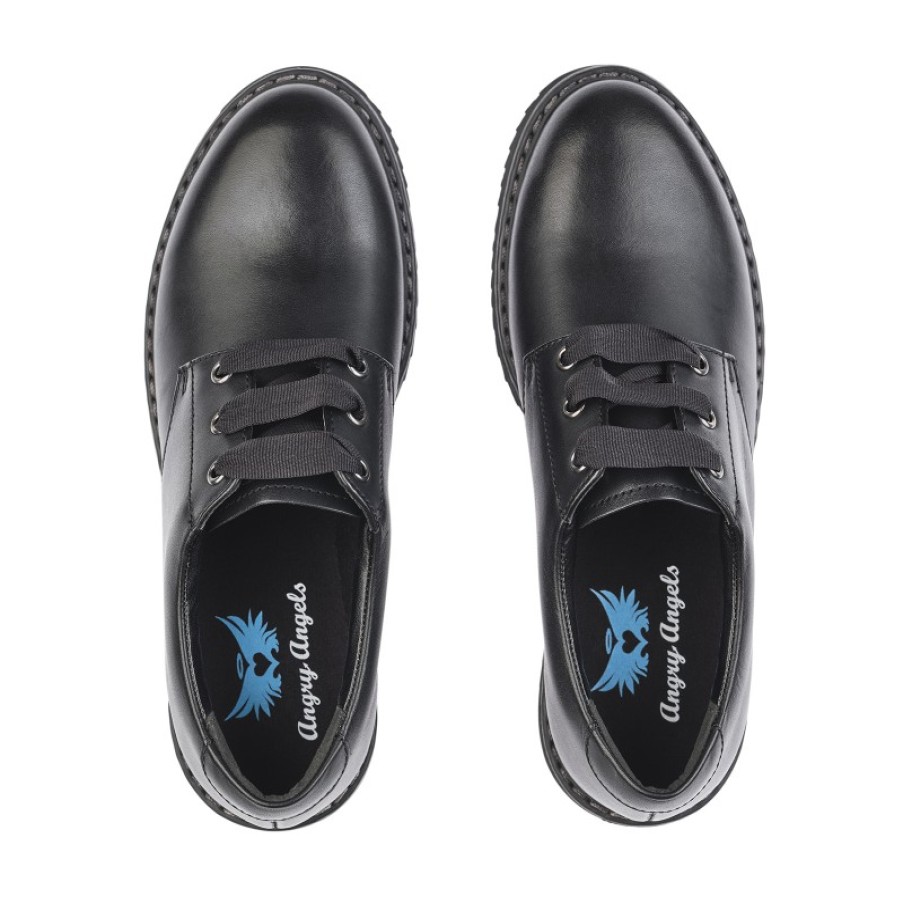 Children'S Start-Rite Teen Girls School Shoes | Startrite Impact School Shoes - Black Leather