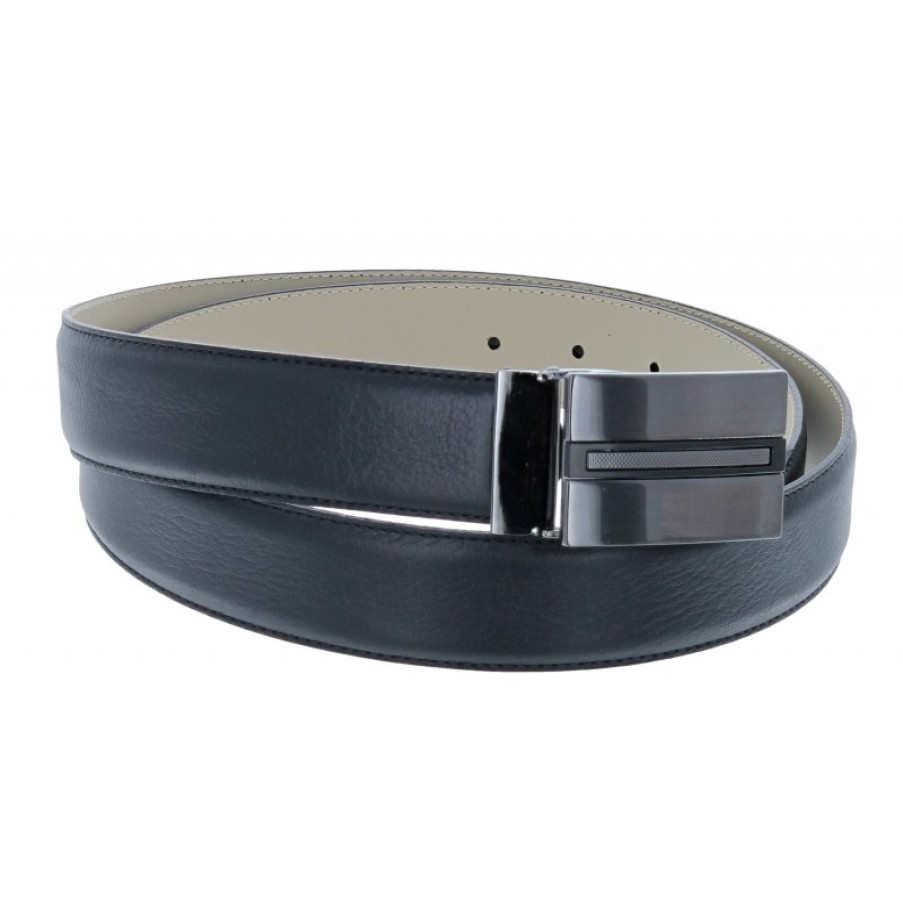 Men'S The Golden Boot | Golden Boot 10804 Belt - Black Leather