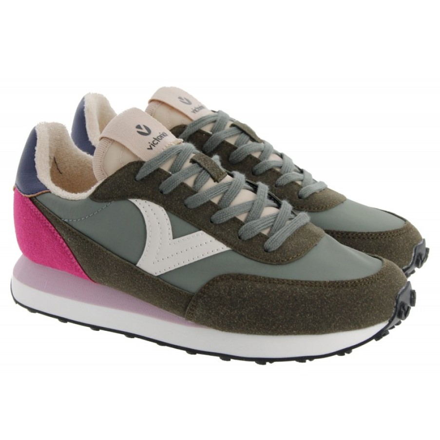 Women'S Victoria | 1138112 Trainers - Multi Kaki Leather