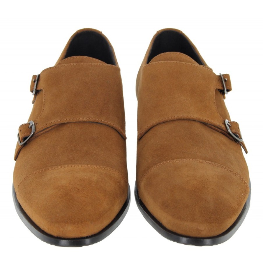 Men'S The Golden Boot | Golden Boot Silva 5809 Monk Shoes - Cuero Suede