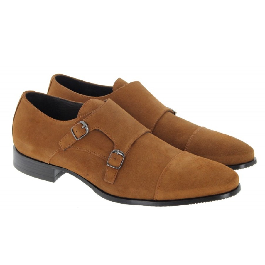 Men'S The Golden Boot | Golden Boot Silva 5809 Monk Shoes - Cuero Suede