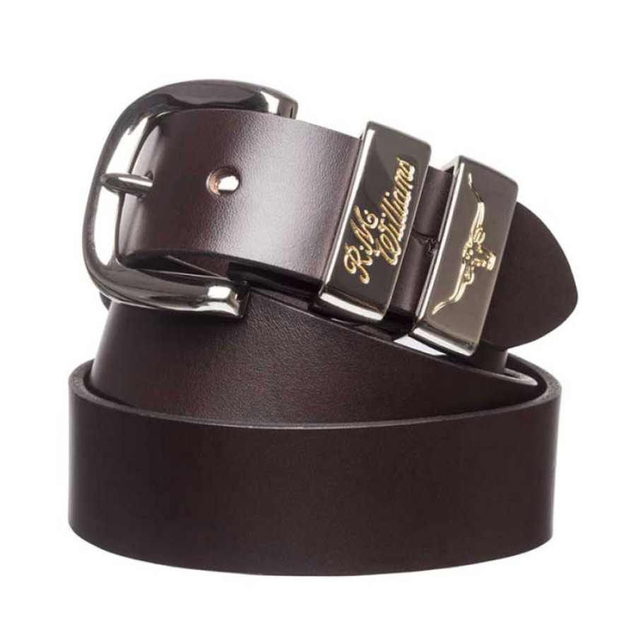 Men'S R. M. Williams | Jerrawa 1.5" Belt - Chestnut