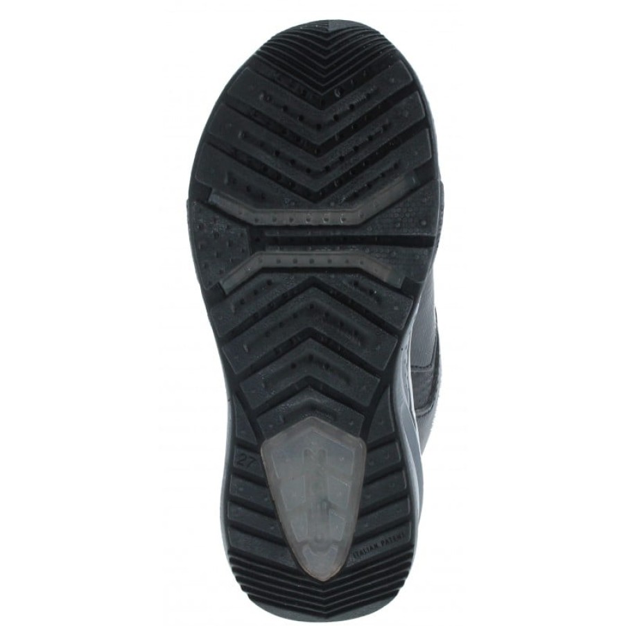 Children'S Geox Boys Trainers | J36Feb J Bayonyc Black Panther - Black/Silver