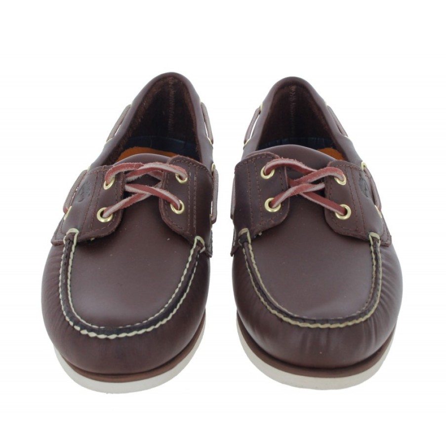 Men'S Timberland | Mens Classic 2 Eye Boat Shoes Tb0740352141 - Brown Leather