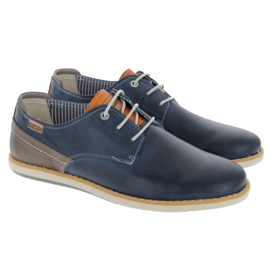 Men'S Pikolinos | Jucar M4E-4104C1 Shoes - Blue Leather