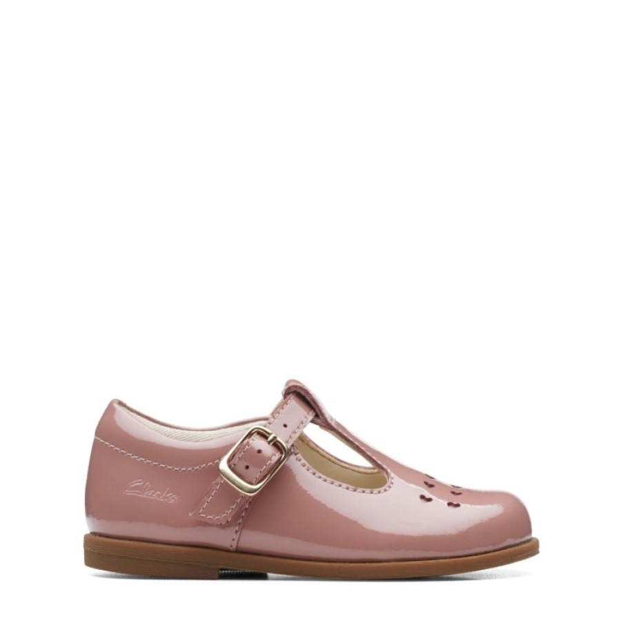 Children'S Clarks Girls Shoes | Drew Play Toddler Shoes - Pink Patent