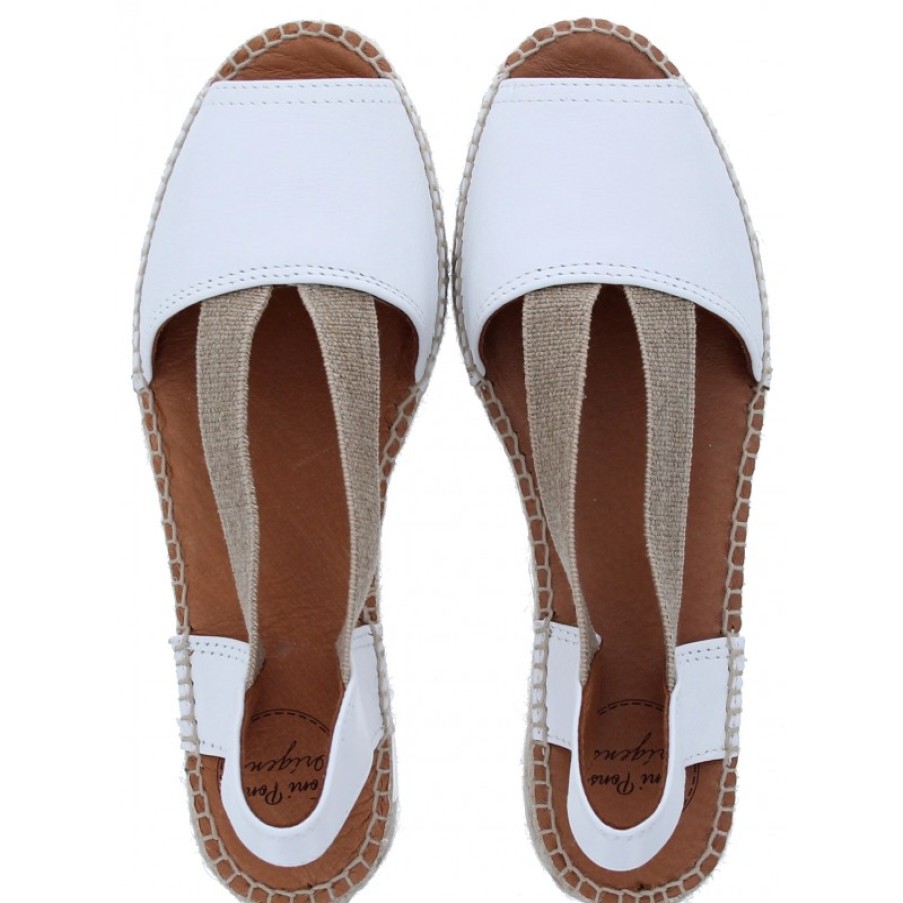 Women'S Toni Pons | Etna Espadrille Sandals - Blanc Leather