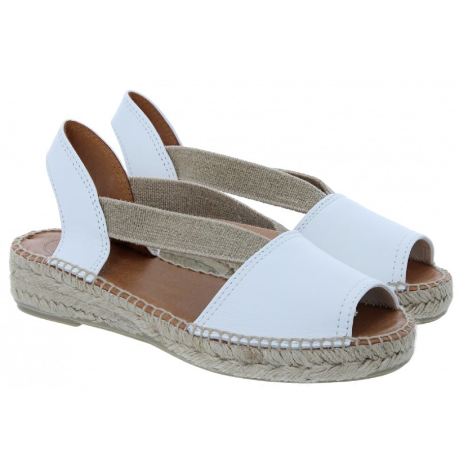 Women'S Toni Pons | Etna Espadrille Sandals - Blanc Leather