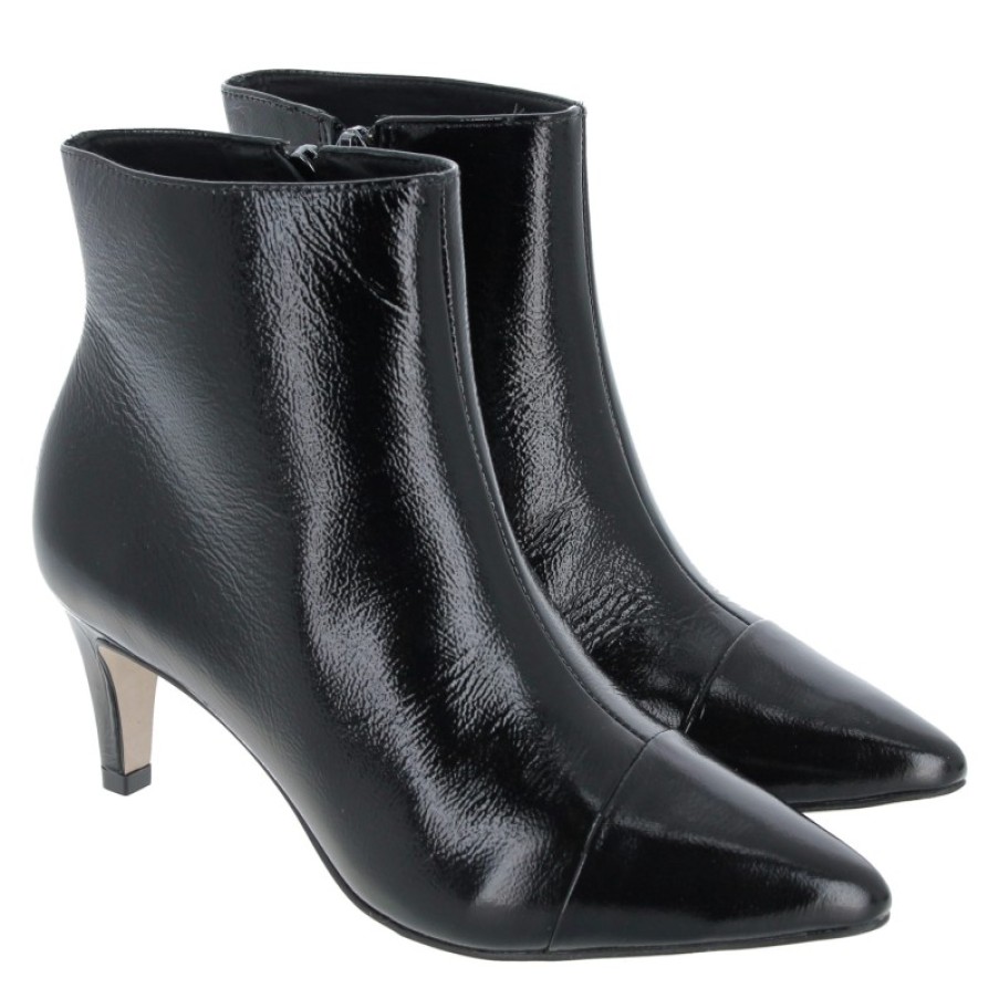 Women'S The Golden Boot | Golden Boot Julianna 475006 Ankle Boots - Black Patent Leather