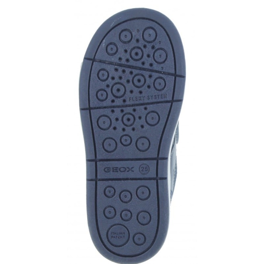 Children'S Geox Boys Shoes | B2543A B Trottola Shoes - Navy / White