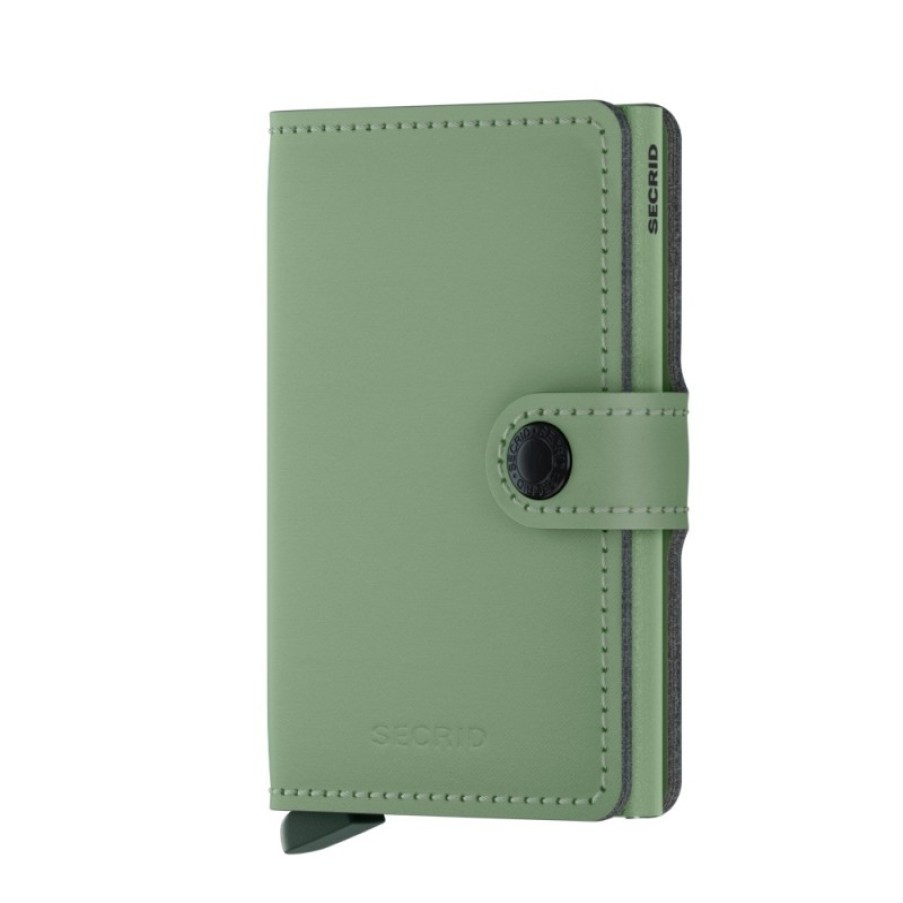 Women'S Secrid | Mini Wallet Yard - Pistachio