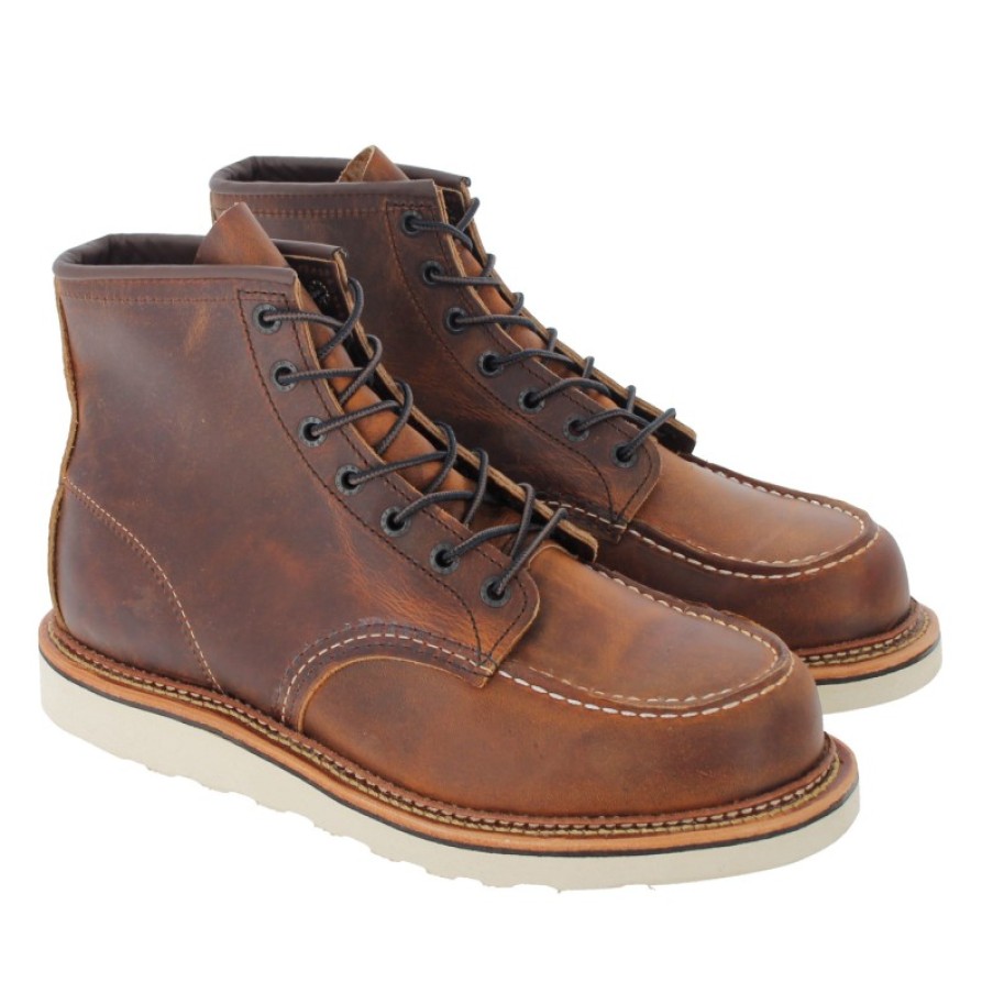 Men'S Red Wing | Classic Moc Toe 1907 Boots - Copper Rough & Tough