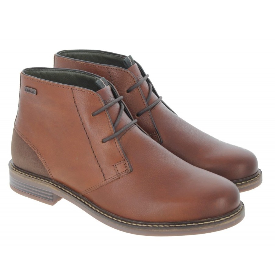 Men'S Barbour | Readhead Chukka Boots Mfo0138 - Teak Leather