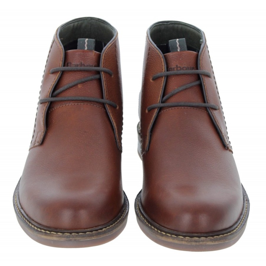 Men'S Barbour | Readhead Chukka Boots Mfo0138 - Teak Leather