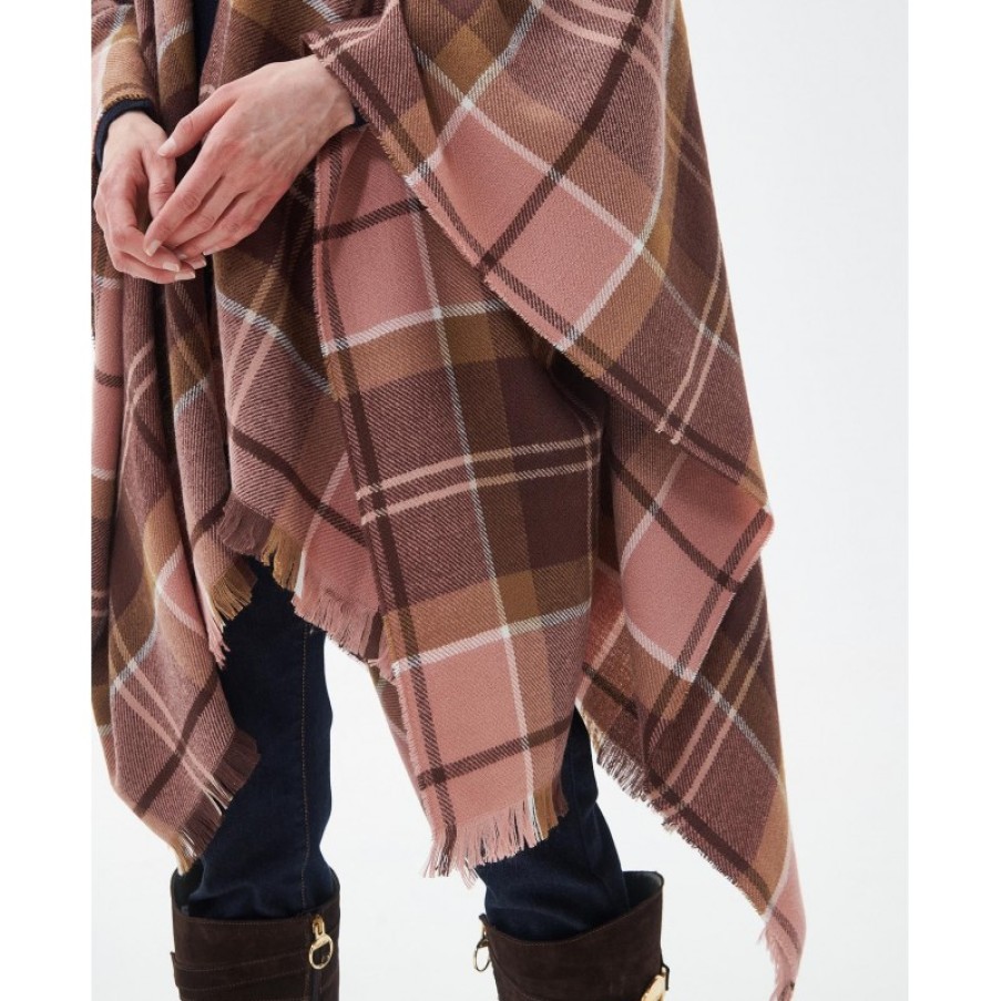 Women'S Barbour | Staffin Tartan Serape Lsc0184 - Chocolate