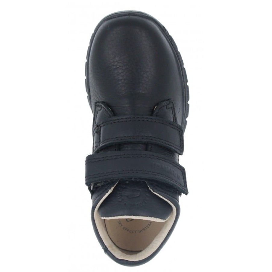 Children'S Primigi Boys School Shoes | 6395300 School Shoes - Black Leather