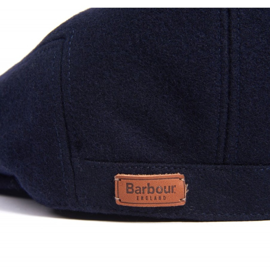 Men'S Barbour | Redshore Flat Cap Mha0439 - Navy