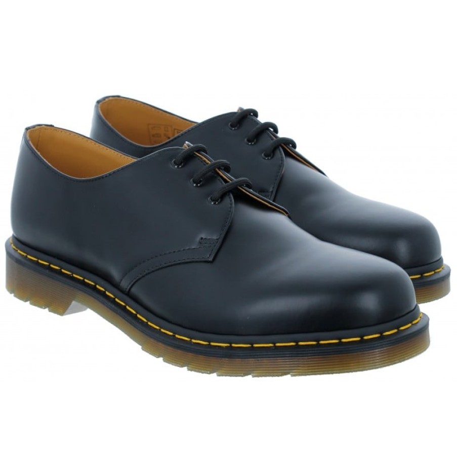 Children'S Dr. Martens Teen Boys School Shoes | 1461 Shoes - Black