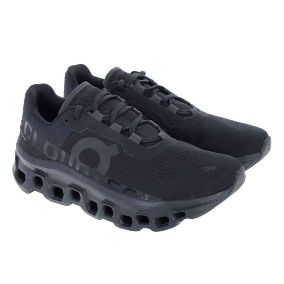 Men'S On Running | Cloudmonster 61.99025 Mens Trainers - All Black