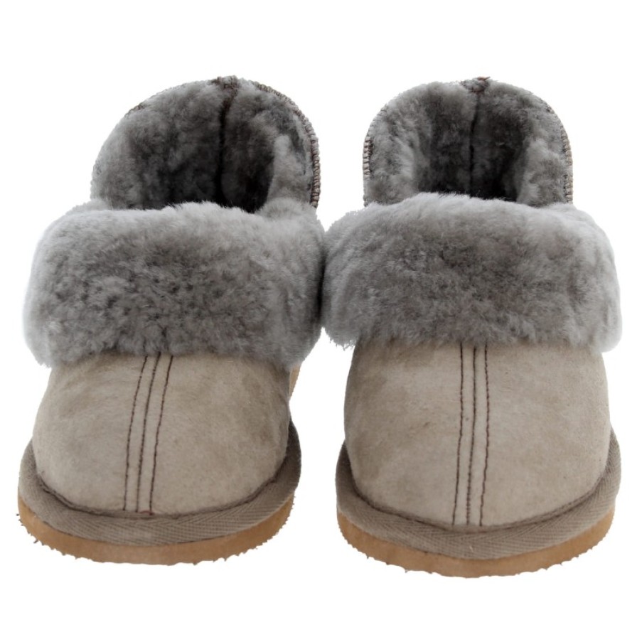 Women'S Shepherd of Sweden | Sheperd Of Sweden Karin Ankle High Sheepskin Slippers - Stone