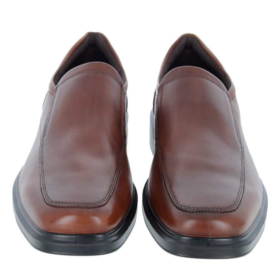 Men'S Ecco | Helsinki 2 Slip On 500154 Shoes - Cognac Leather