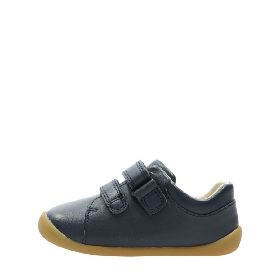 Children'S Clarks Boys Shoes | Roamer Craft Toddler Shoes - Navy