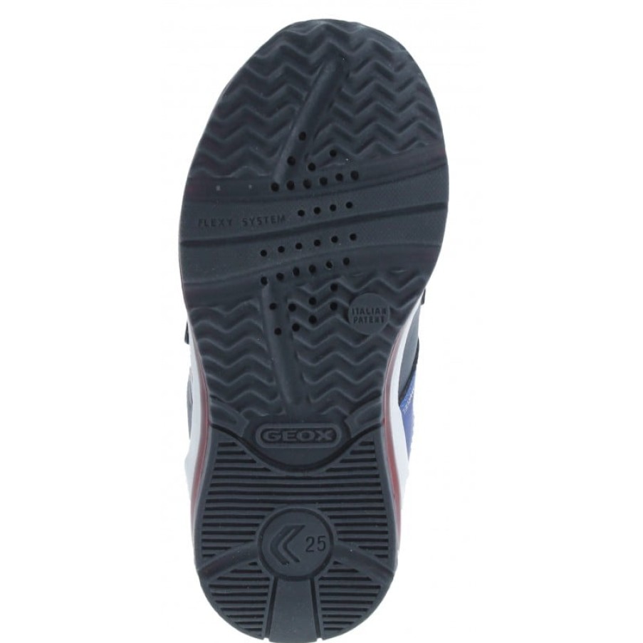 Children'S Geox Boys Trainers | B3684A B Todo Ba 'Spider-Man' Trainers - Navy/Red