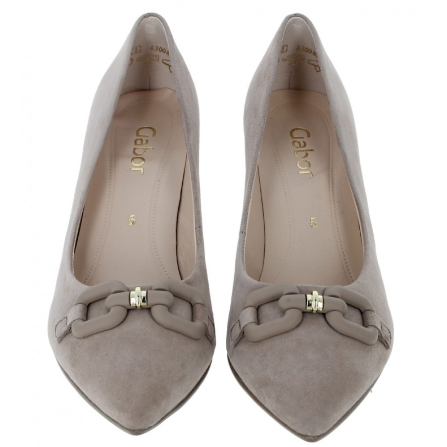 Women'S Gabor | Diary 21.382 Court Shoes - Rabbit Suede