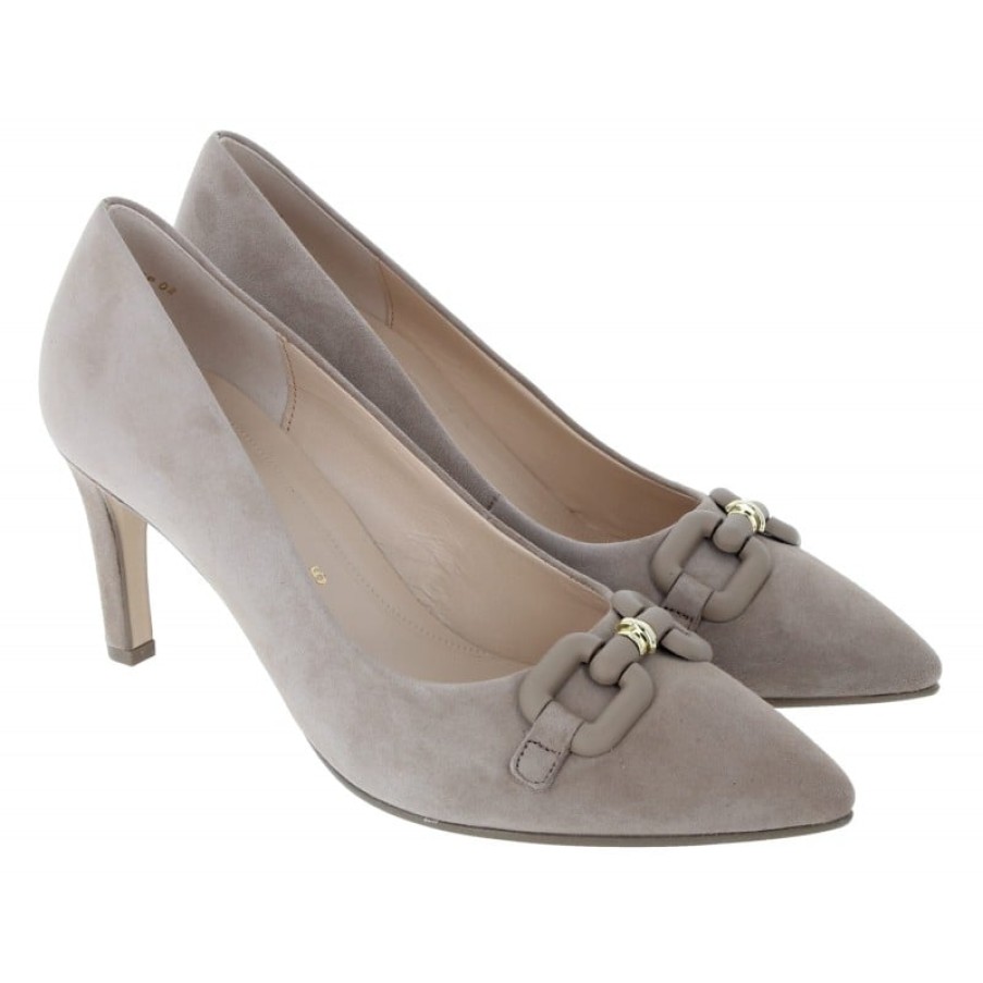 Women'S Gabor | Diary 21.382 Court Shoes - Rabbit Suede