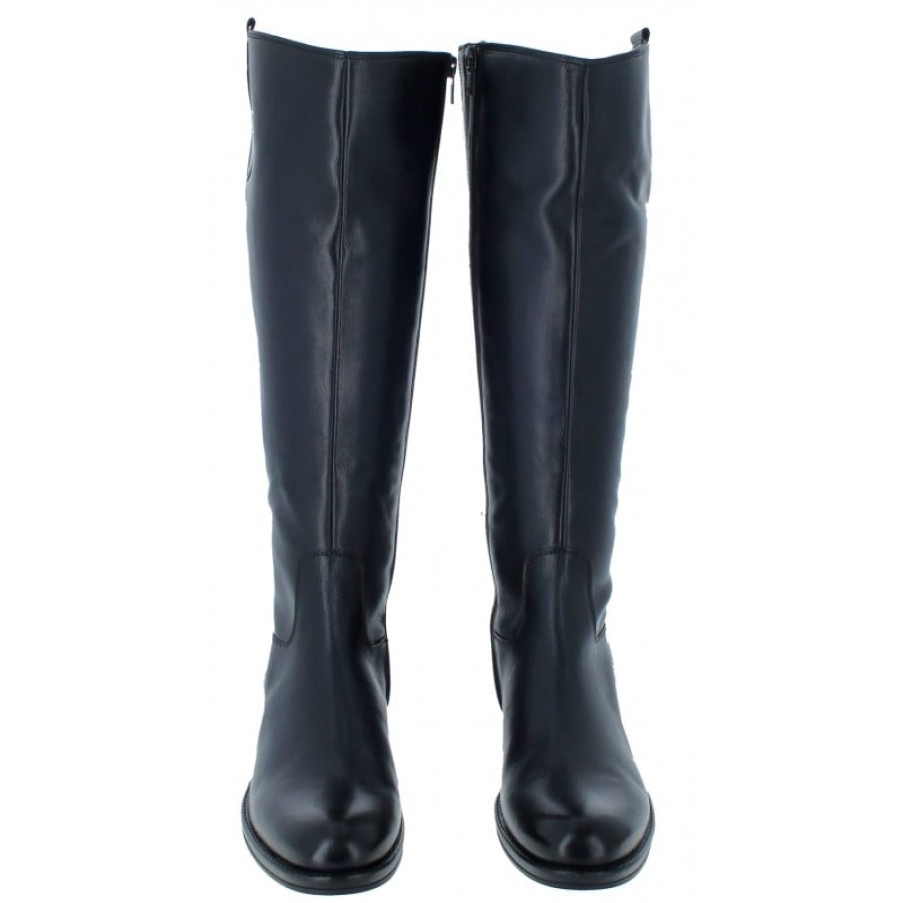 Women'S Gabor | Absolute M 91.609 Knee High Boots - Notte Leather