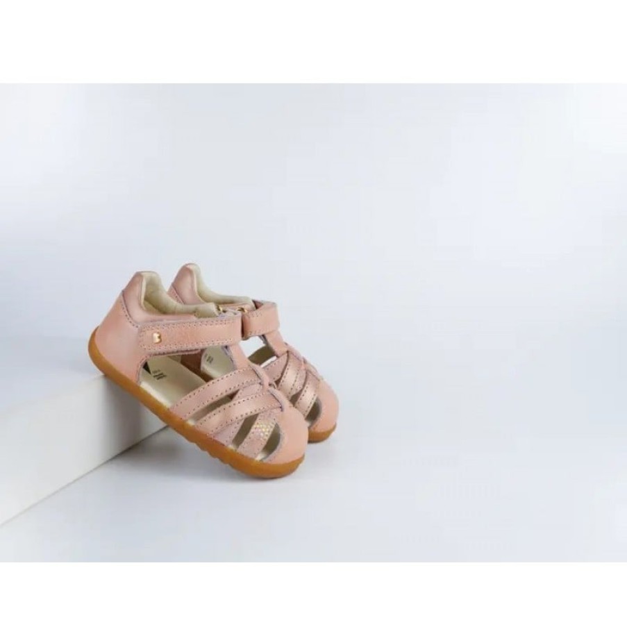 Children'S Bobux Girls Sandals | Step Up Cross Jump 7311 Closed Toe Sandals - Dusk Pearl