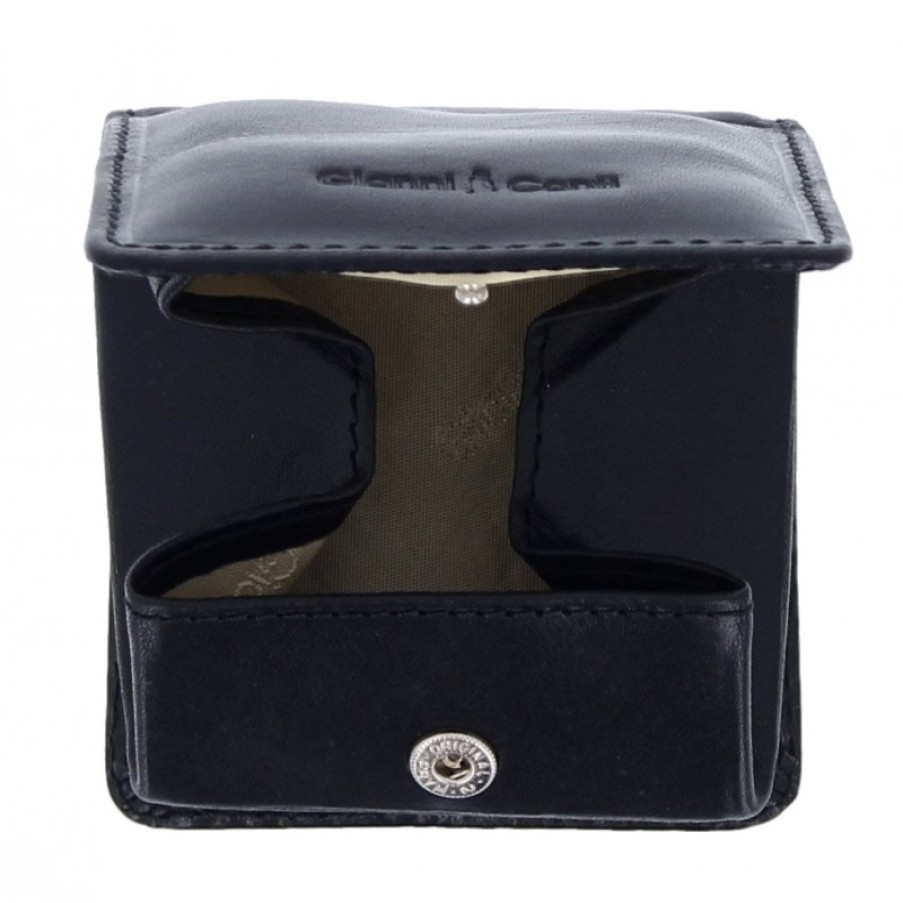 Men'S Gianni Conti | 9405062 Coin Purse - Black