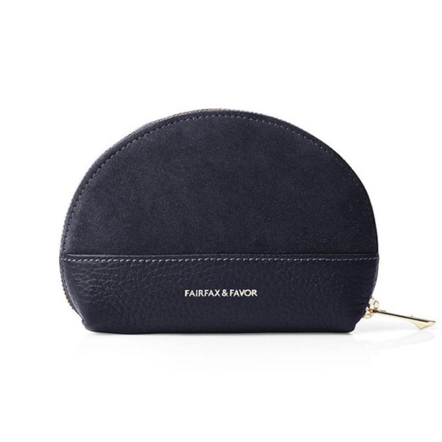 Women'S Fairfax and Favor | Fairfax & Favor Chiltern Coin Purse - Navy