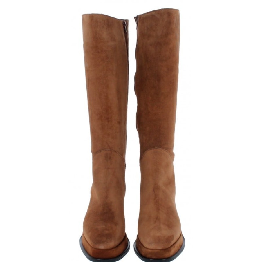 Women'S Alpe | 2748 Knee High Boots - Tan Suede