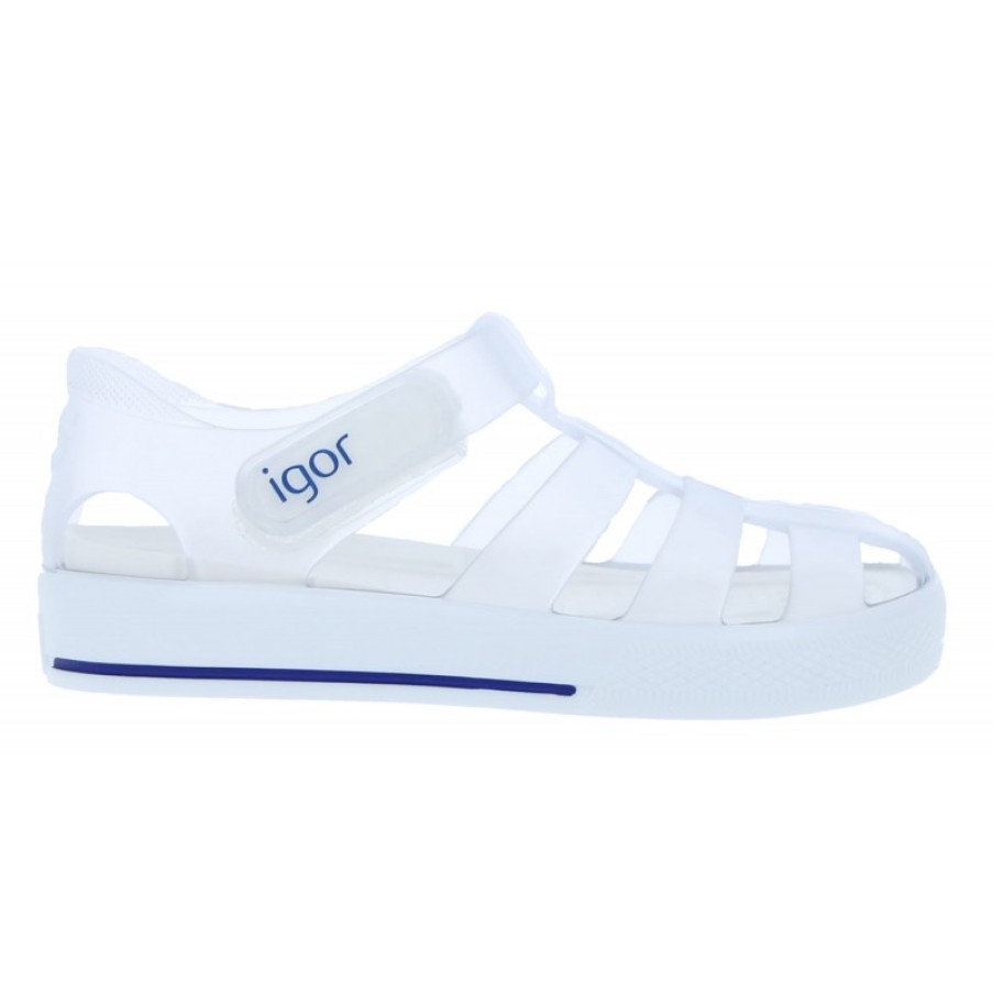 Children'S Igor Girls Sandals | Star Jelly Sandals - White/Blanco