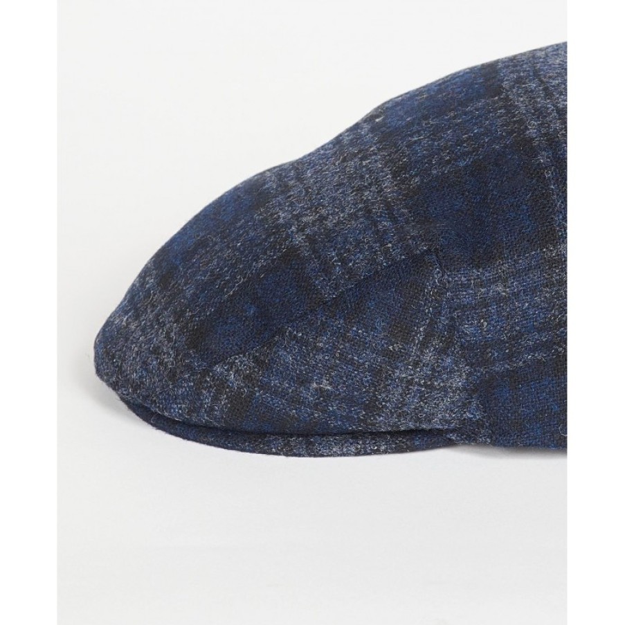 Men'S Barbour | Moons Tweed Cap Mha0295 - Navy Plaid