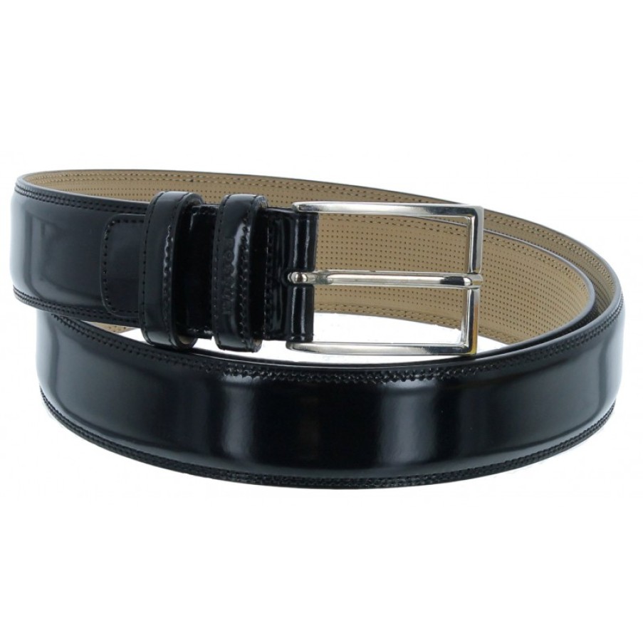 Men'S The Golden Boot | Golden Boot 8951 Belt - Black Leather