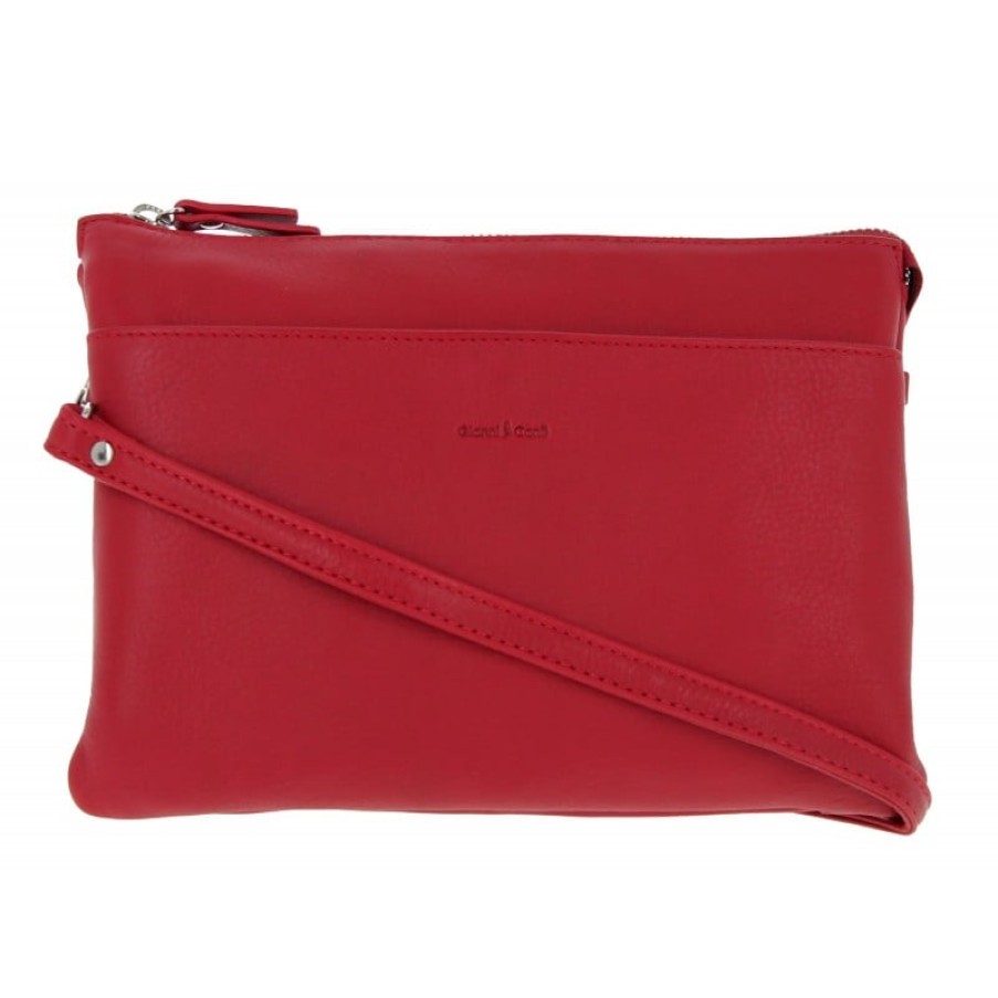 Women'S Gianni Conti | 584523 Handbag - Red Leather