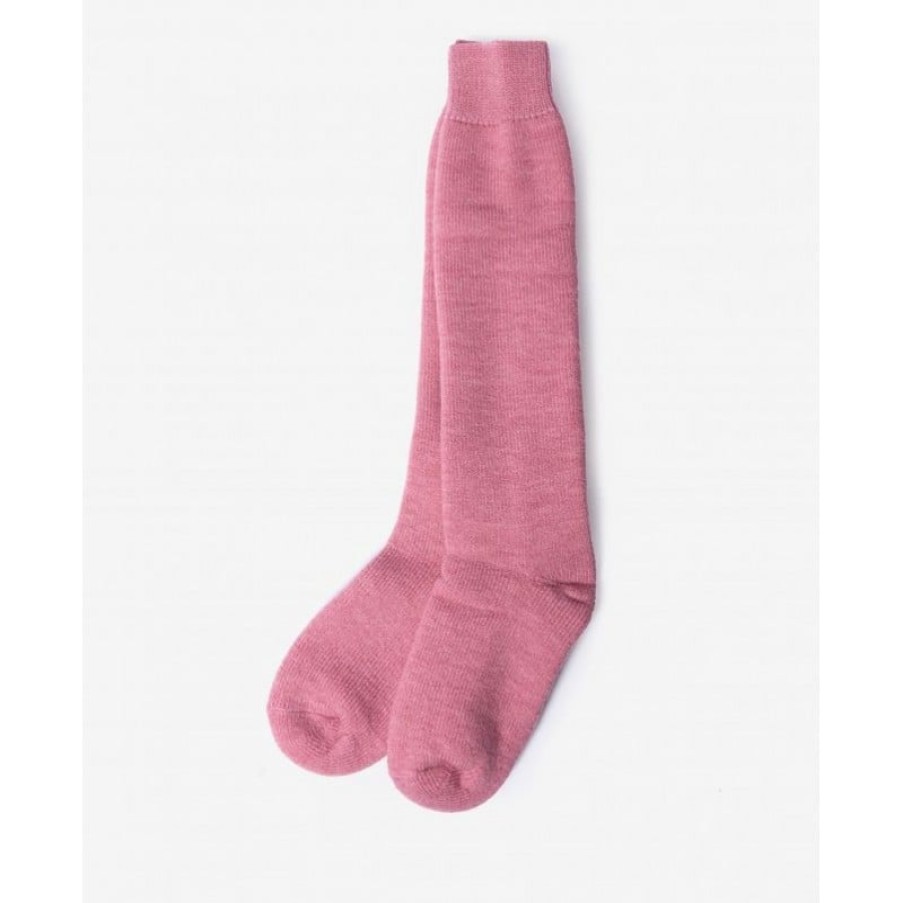 Women'S Barbour | Wellington Knee Socks - Rose Pink