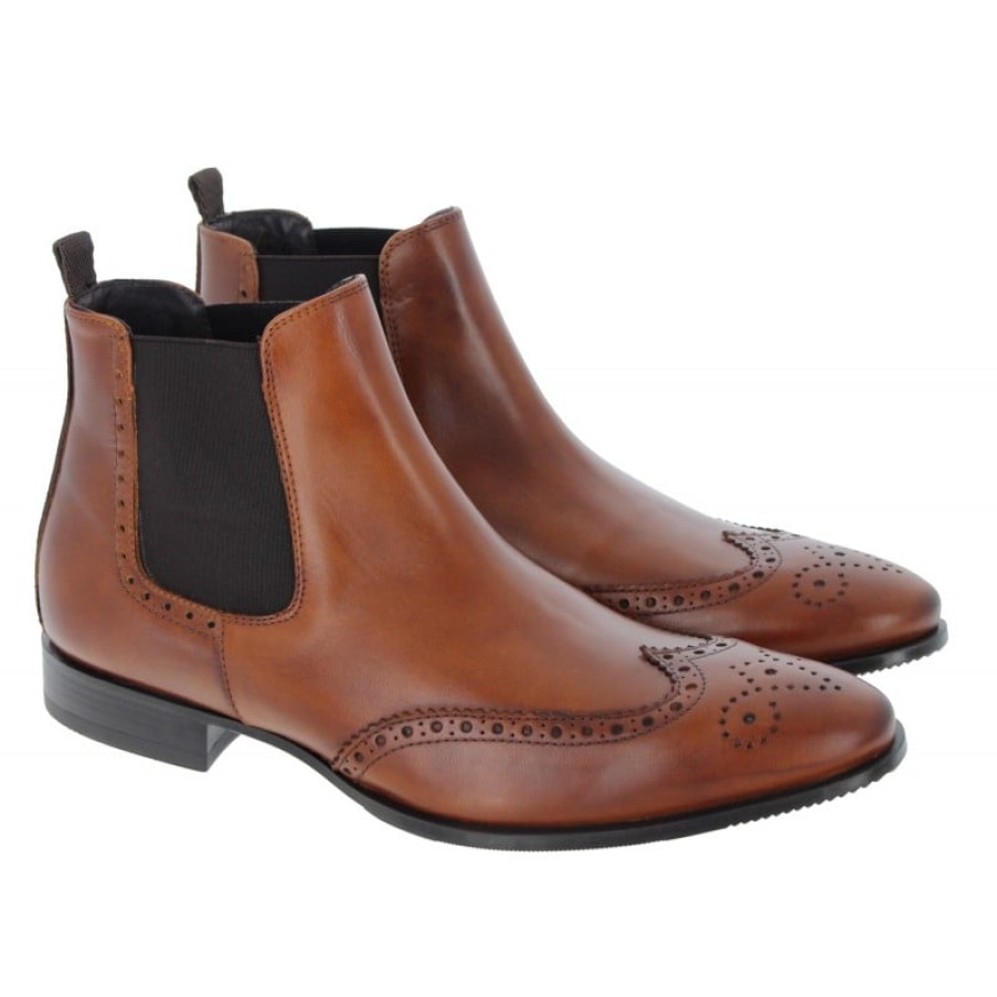 Men'S The Golden Boot | Golden Boot Renard 5838 Boots - Tan Leather