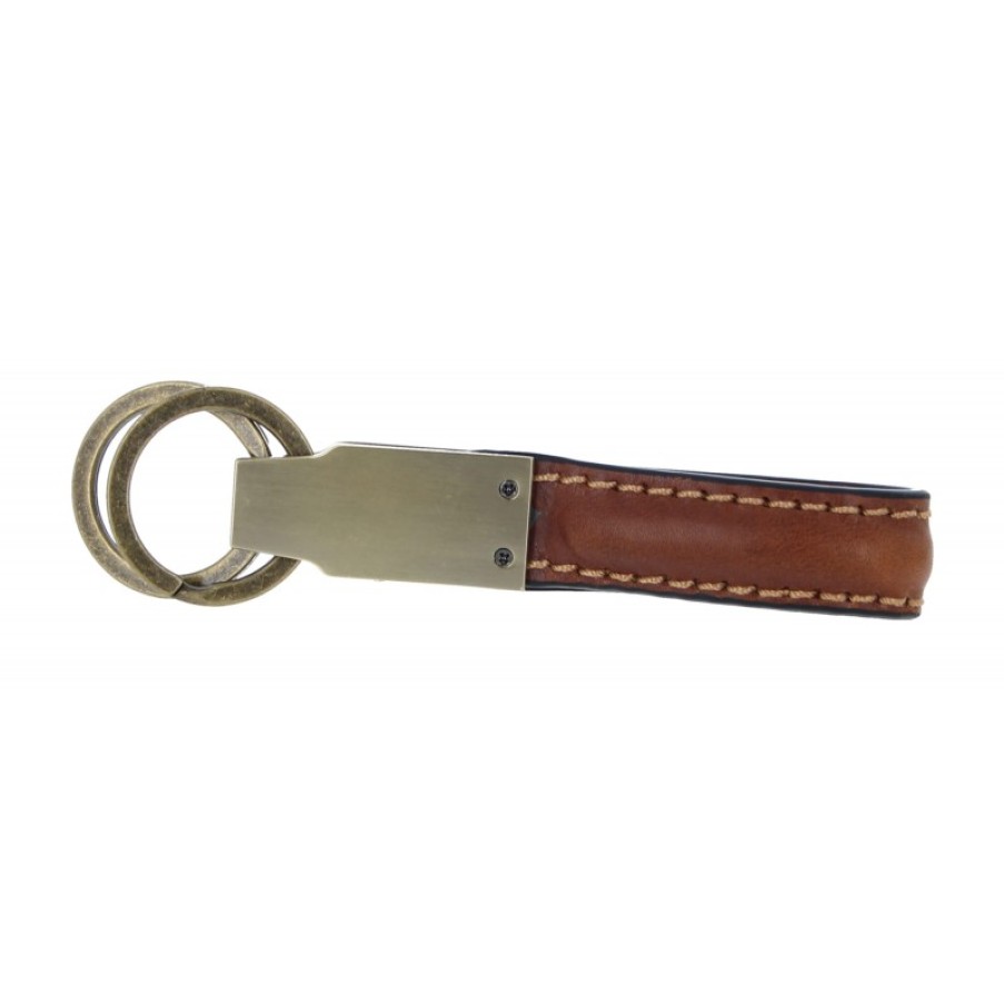 Men'S Gianni Conti | 919175 Keyring - Cognac